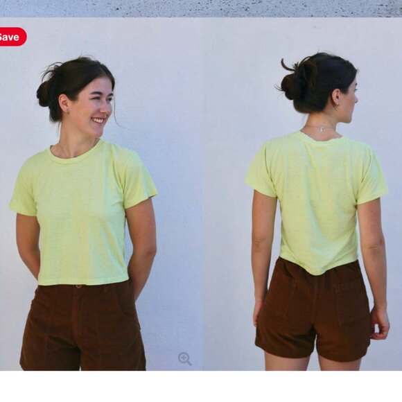 Jungmaven Cropped Lorel Tee - Picture 2 of 5